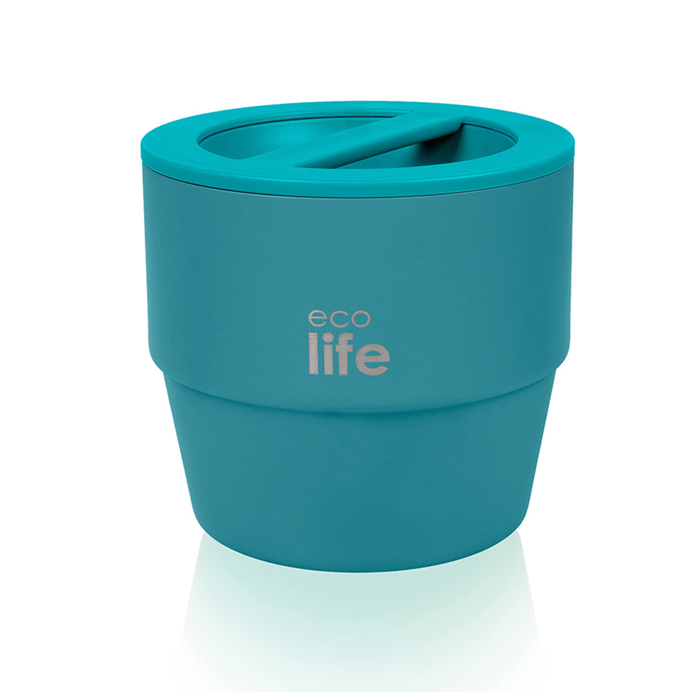 Ecolife Φαγητοδοχείο Θερμός Στρόγγυλο Πετρόλ 750 ml