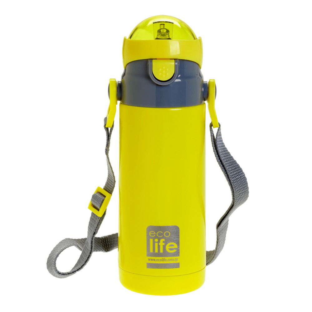 EcolifeEcolife Μεταλλικό Θερμός Παιδικο 400Ml- Κίτρινοpapell.gr