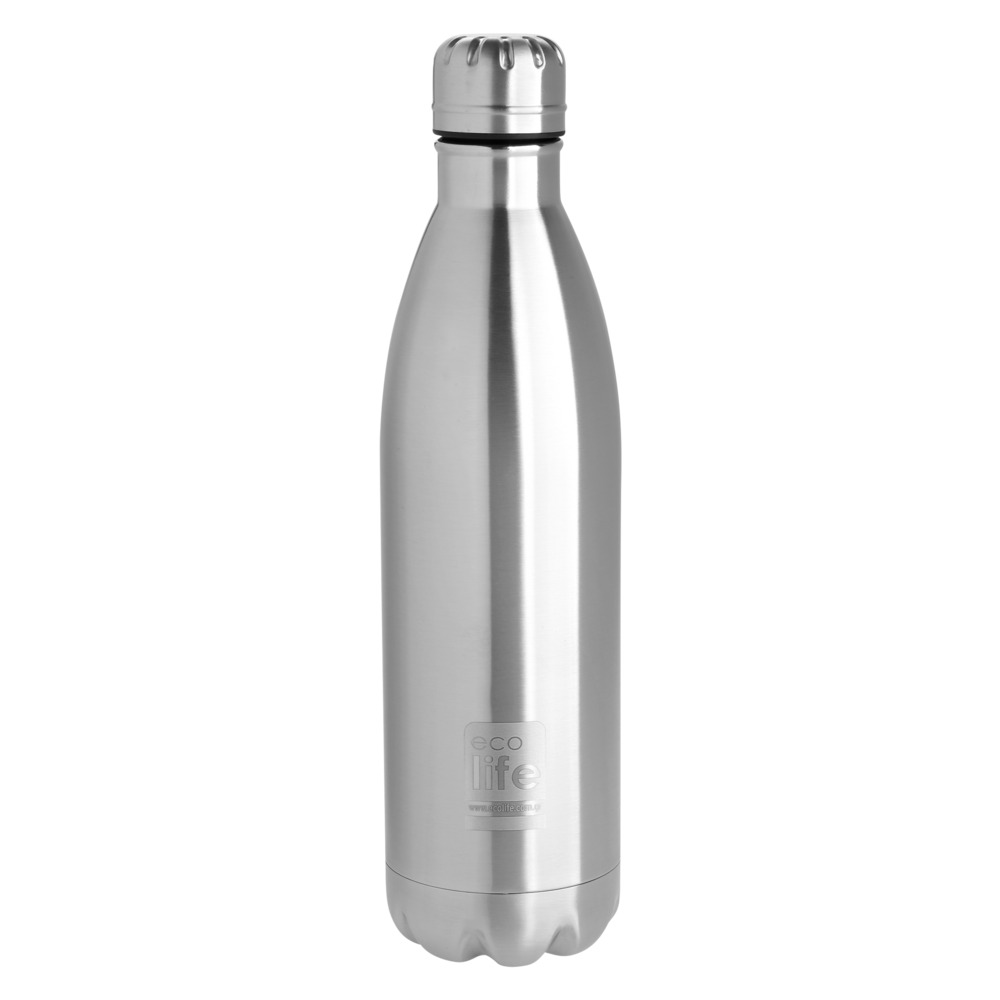 Ecolife Μεταλλικό Μπουκάλι Θερμός  Inox 750 ml