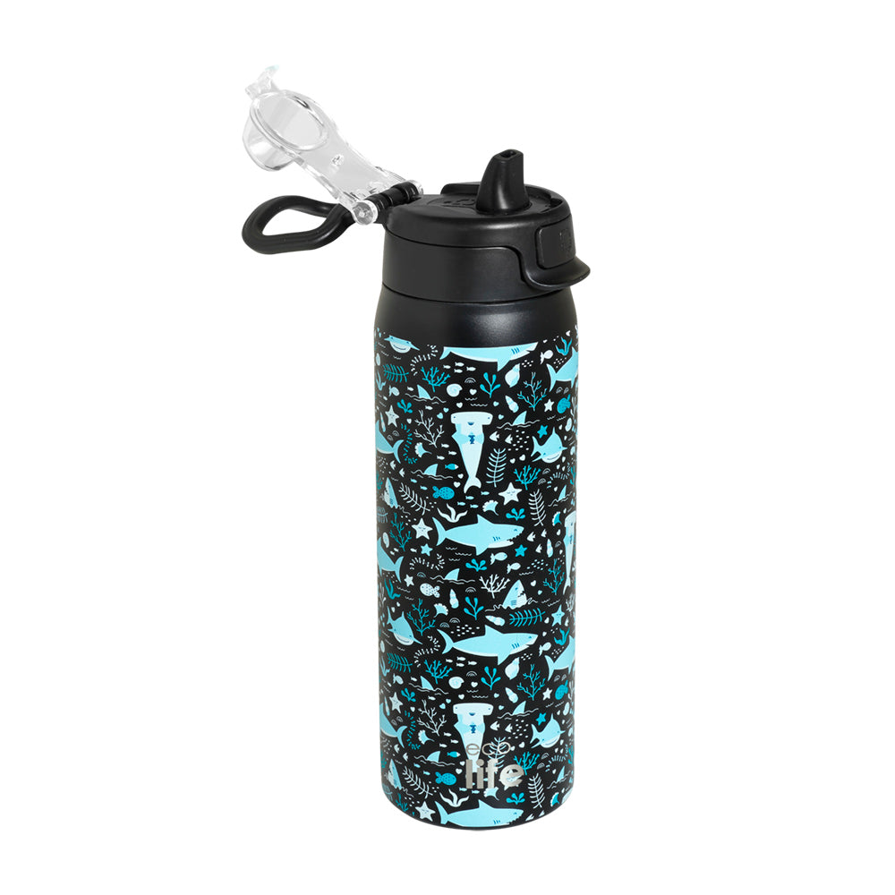 Ecolife Μεταλλικό Μπουκάλι Θερμός Ocean 650 ml