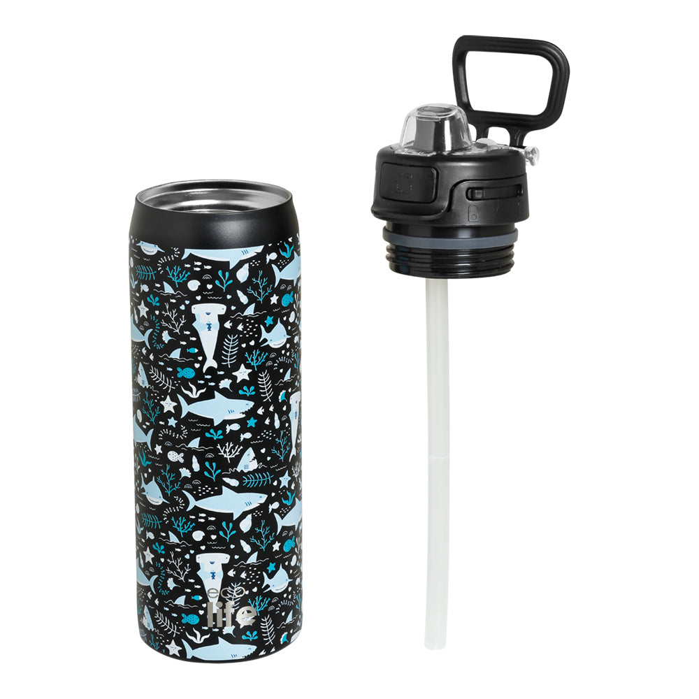 Ecolife Μεταλλικό Μπουκάλι Θερμός Ocean 650 ml