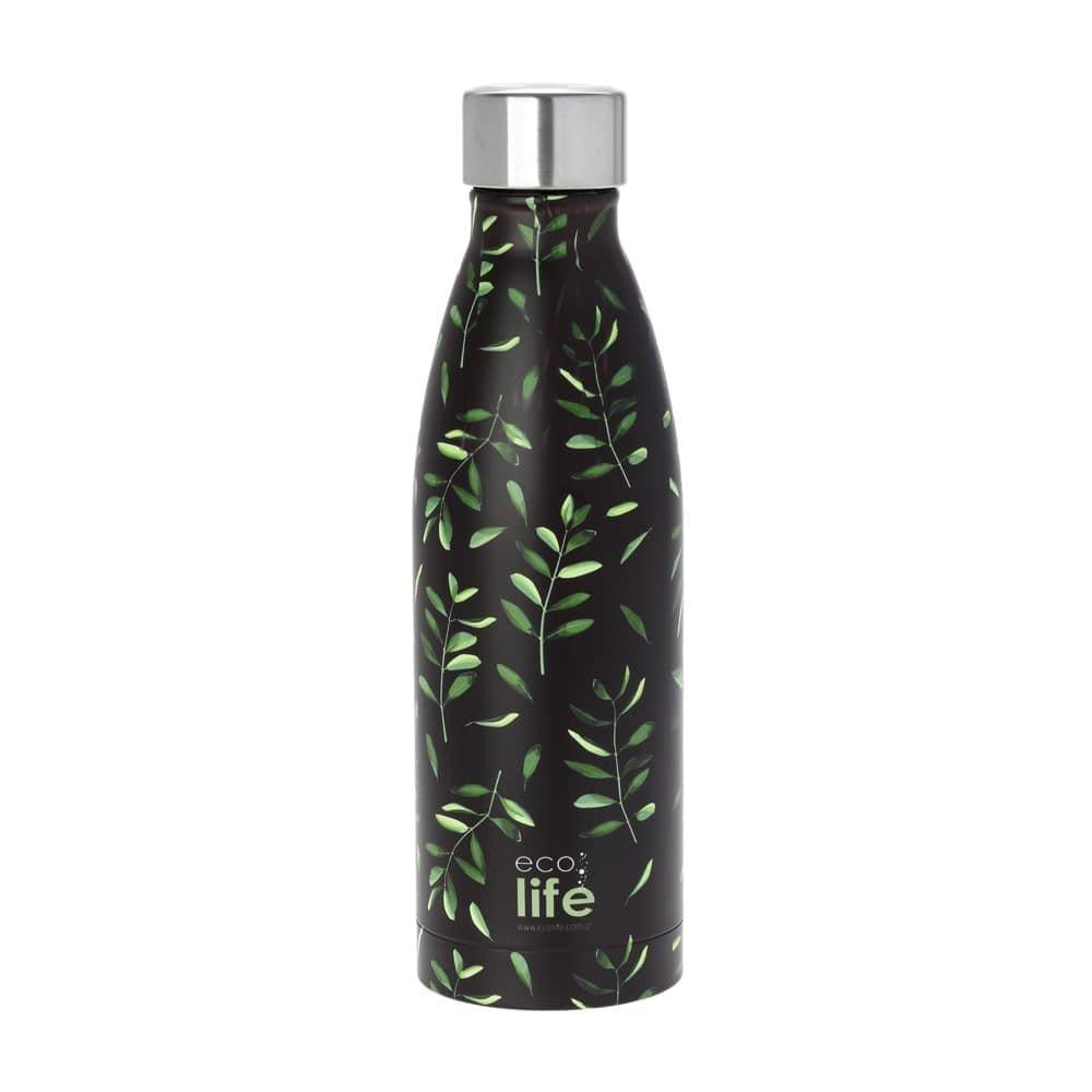 Ecolife Μεταλλικό Μπουκάλι Θερμός Ελαία 500 ml