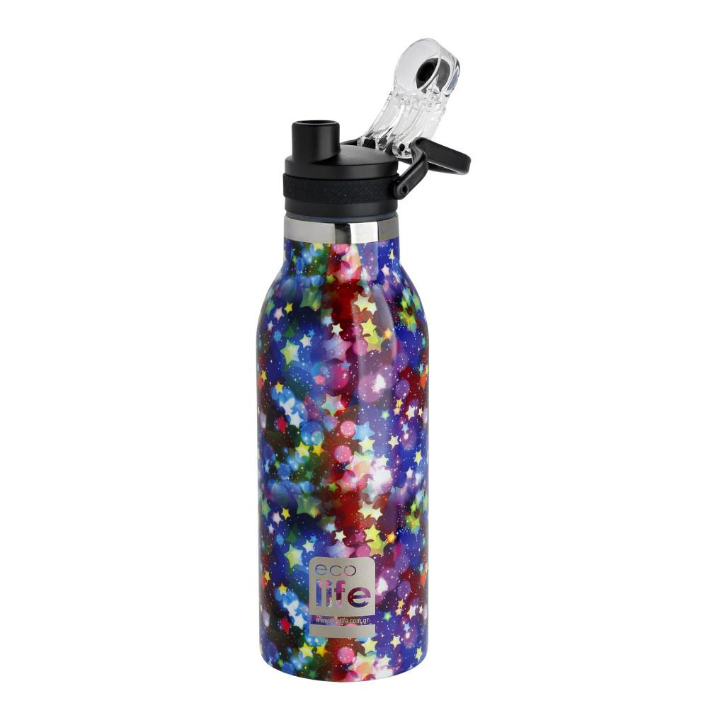 ECOLIFEEcolife Μεταλλικό Θερμός Stardust 550 mlpapell.gr