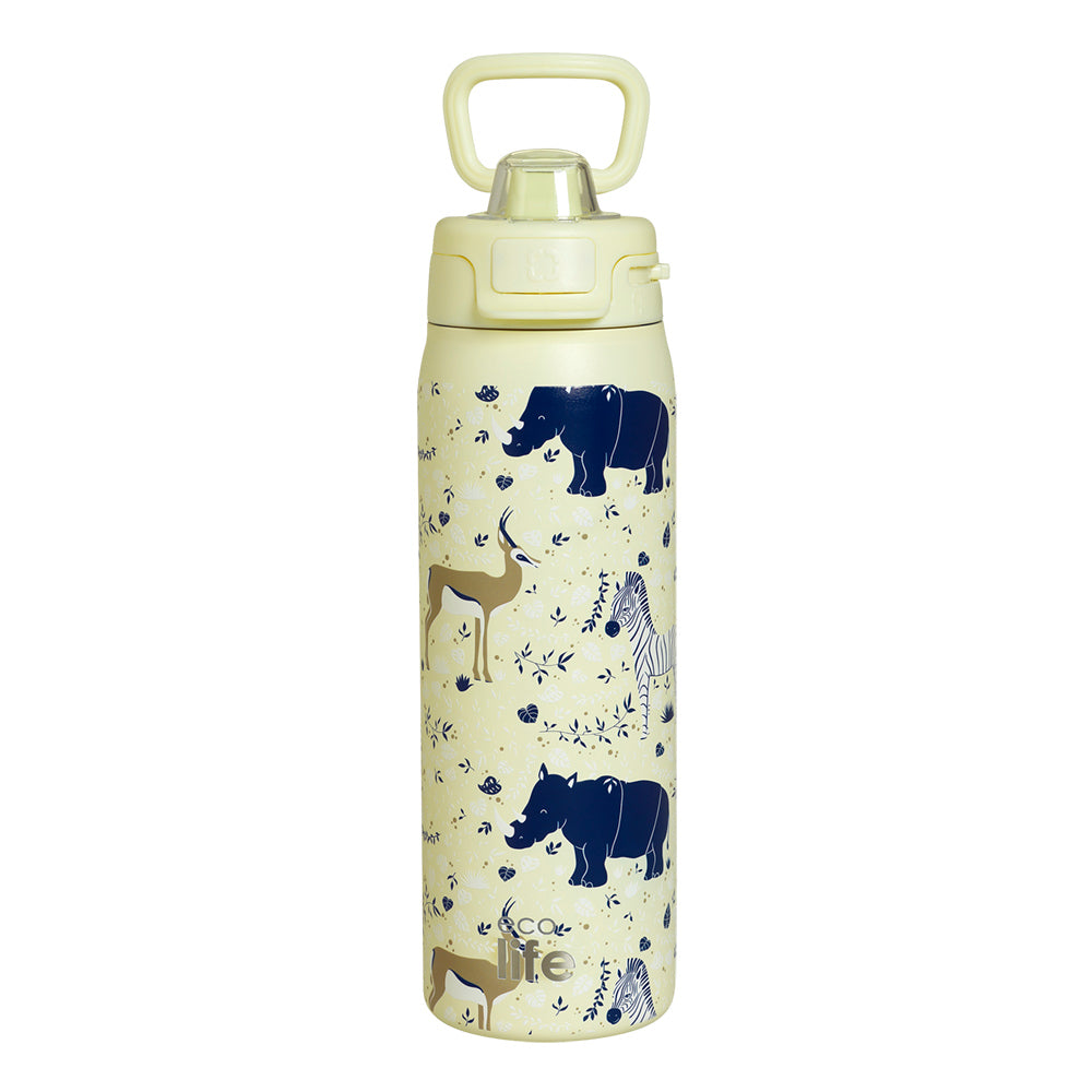 Ecolife Μεταλλικό Μπουκάλι Θερμός Wildlife 650 ml