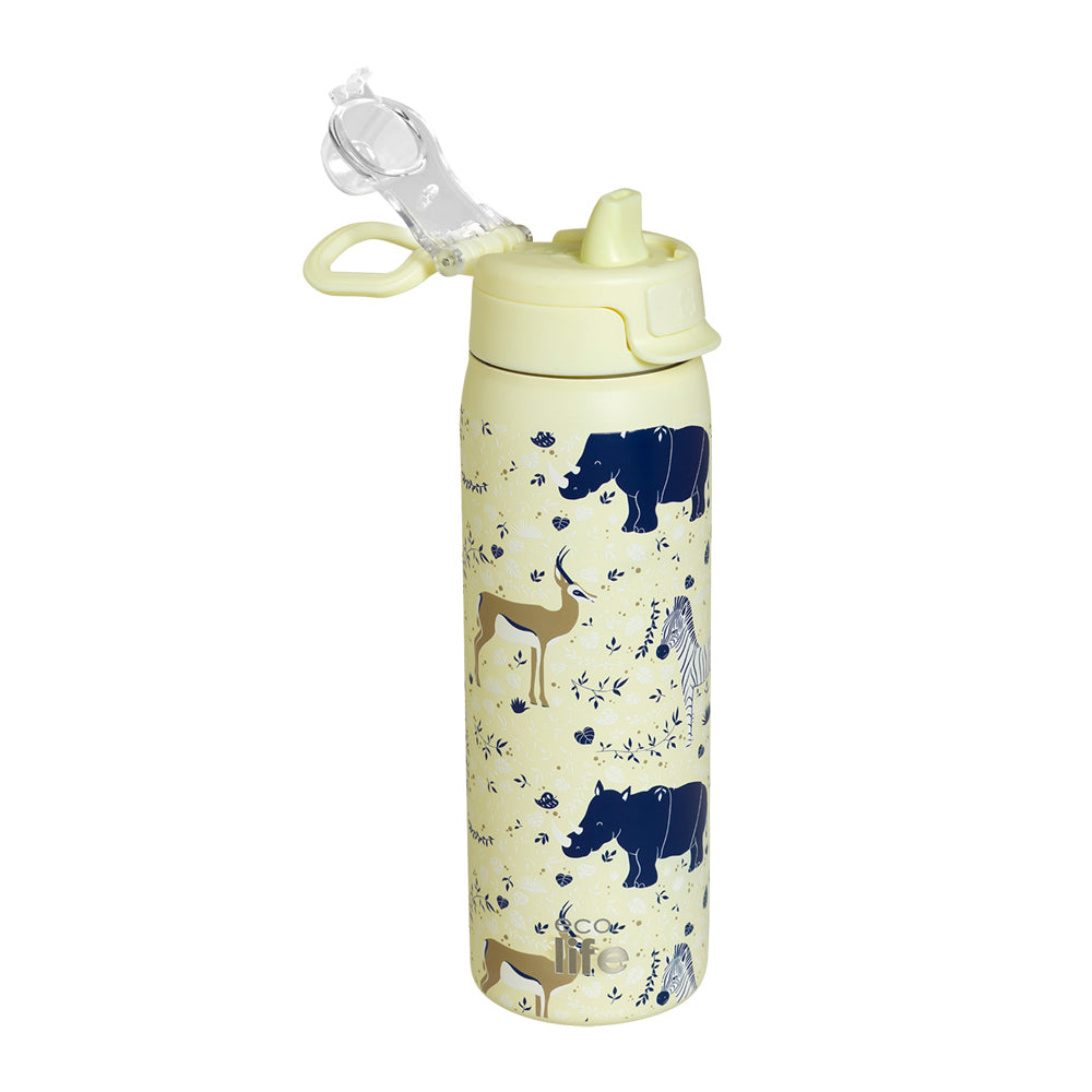 Ecolife Μεταλλικό Μπουκάλι Θερμός Wildlife 650 ml