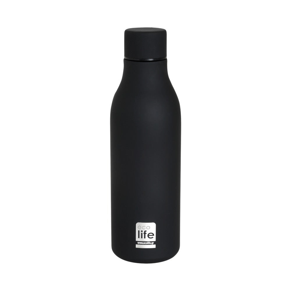 ECOLIFEEcolife Μεταλλικό Μπουκάλι Θερμός Iron Grey 550 mlpapell.gr