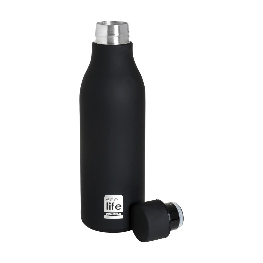 ECOLIFEEcolife Μεταλλικό Μπουκάλι Θερμός Iron Grey 550 mlpapell.gr