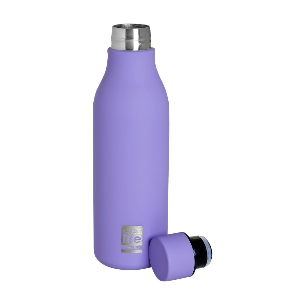 ECOLIFEEcolife Μεταλλικό Μπουκάλι Θερμός Lavender 550 mlpapell.gr