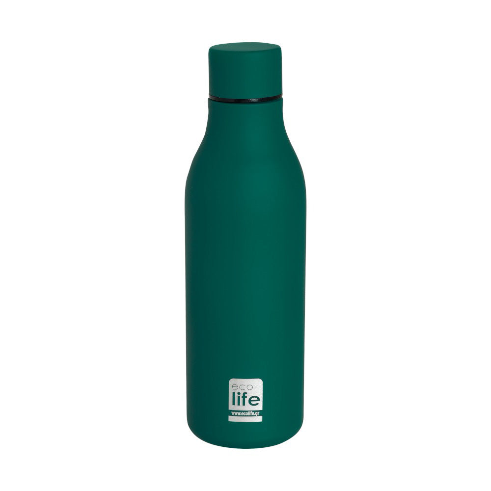 ECOLIFEEcolife Μεταλλικό Μπουκάλι Θερμός Pine Green 550 mlpapell.gr
