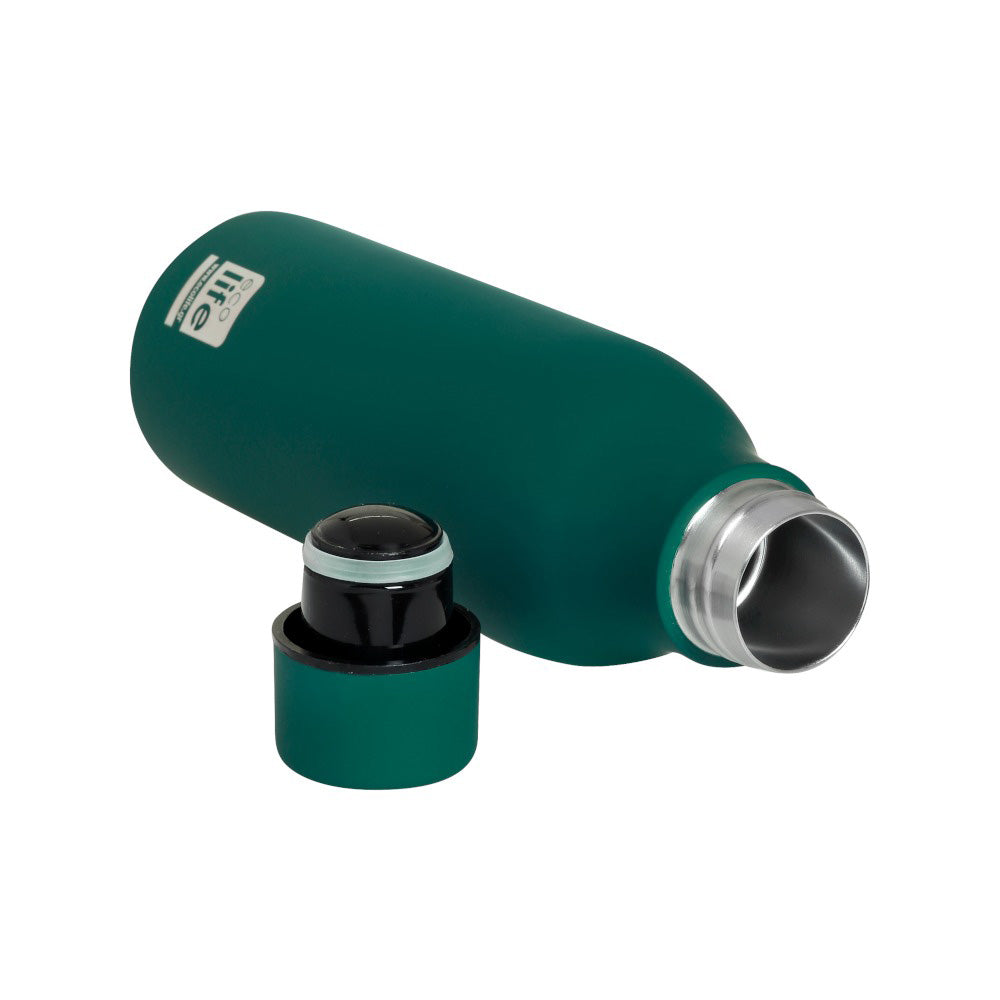 ECOLIFEEcolife Μεταλλικό Μπουκάλι Θερμός Pine Green 550 mlpapell.gr