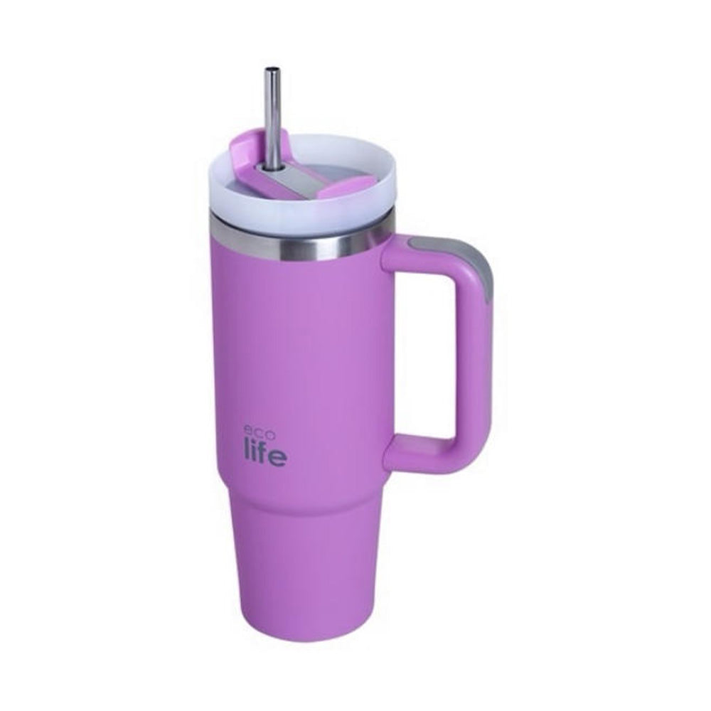 EcolifeEcolife Μεταλλικό Ποτήρι Θερμός (Με Καλαμάκι) Iris 900 mlpapell.gr