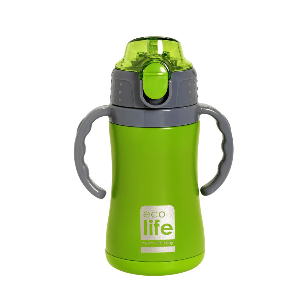 EcolifeEcolife Μεταλλικό Θερμός Παιδικό Πράσινο 300 mlpapell.gr