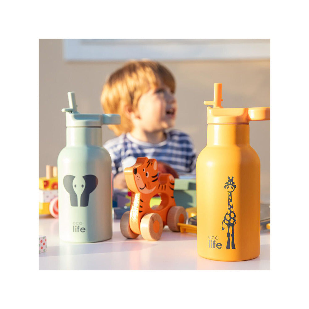 Ecolife Μεταλλικός Θερμός Καμηλοπάρδαλη 350 ml 