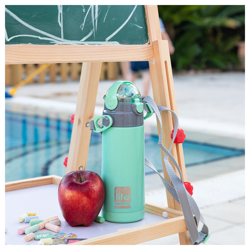 EcolifeEcolife Μεταλλικό Θερμός Παιδικό Μέντα 400mlpapell.gr