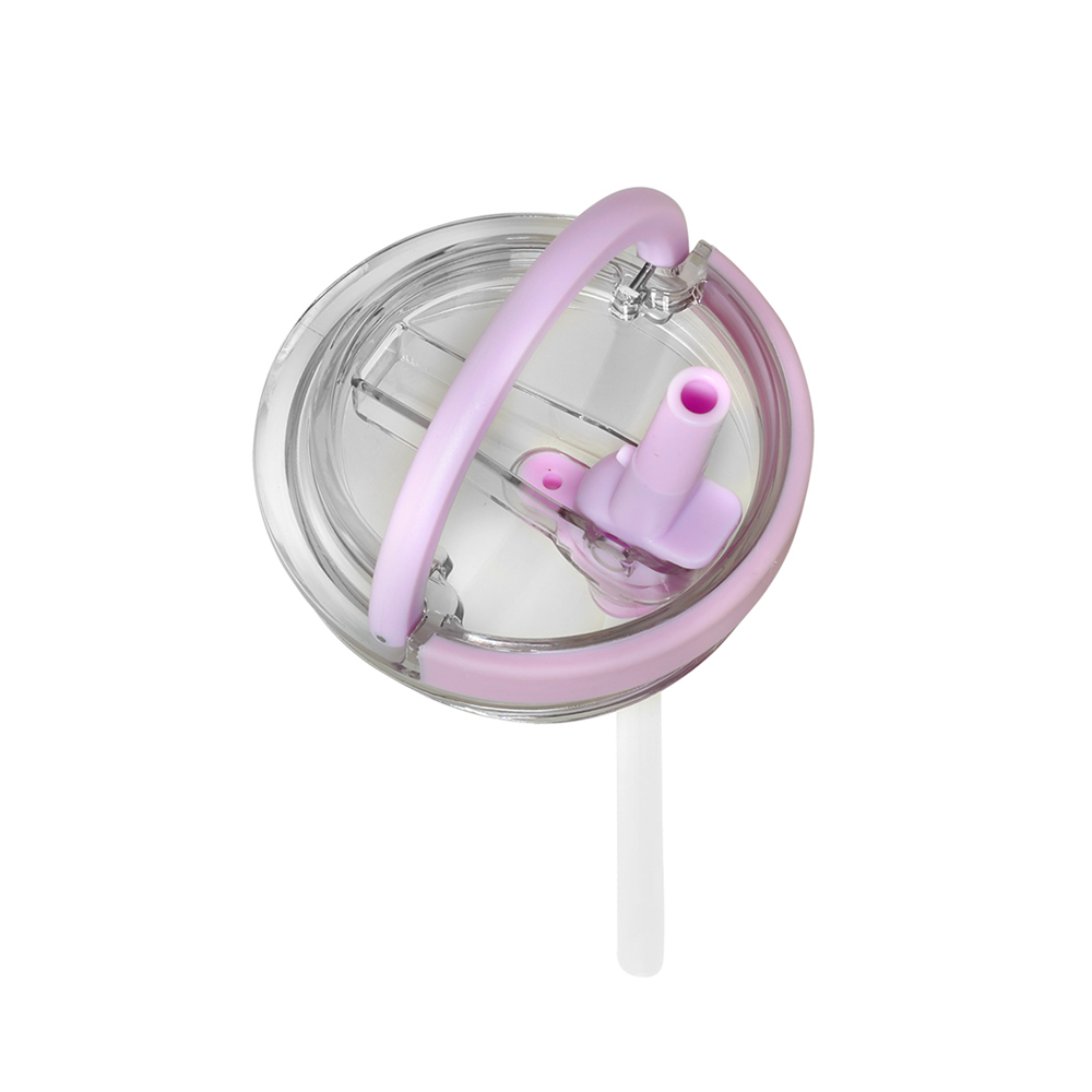 Ecolife Tumbler 2Handles Lid Light Lilac 900ml