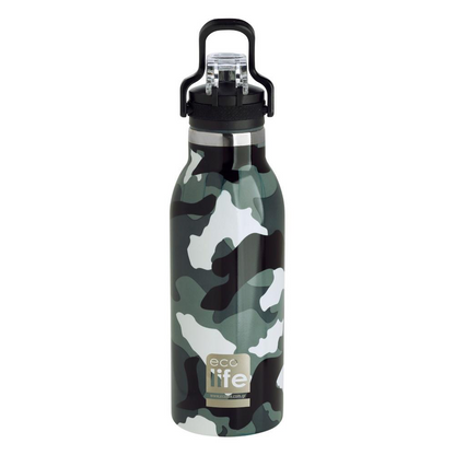 ECOLIFEEcolife Μεταλλικό Θερμός Camouflage 550 mlpapell.gr