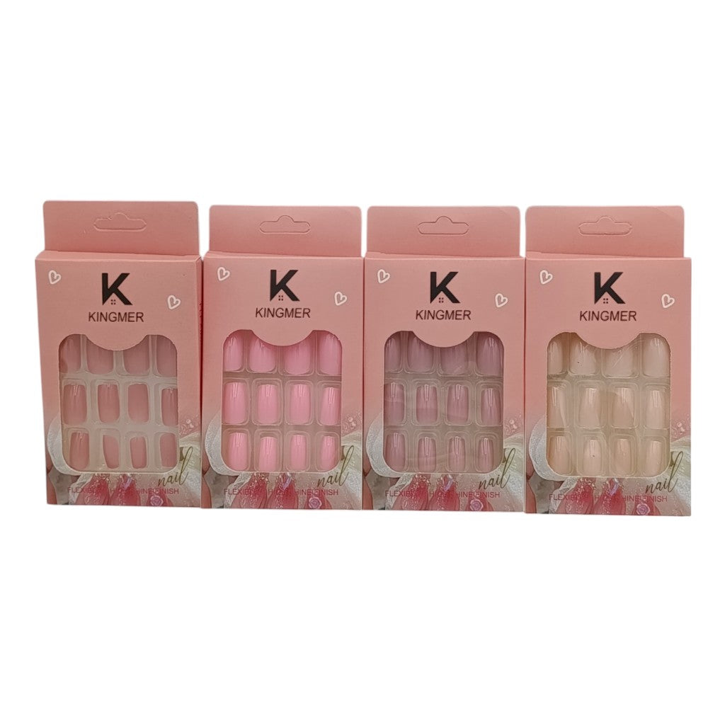 Εφηβικά Αυτοκόλλητα Νυχιών Μονόχρωμα Διάφορα Χρώματα - 1 Τμχ