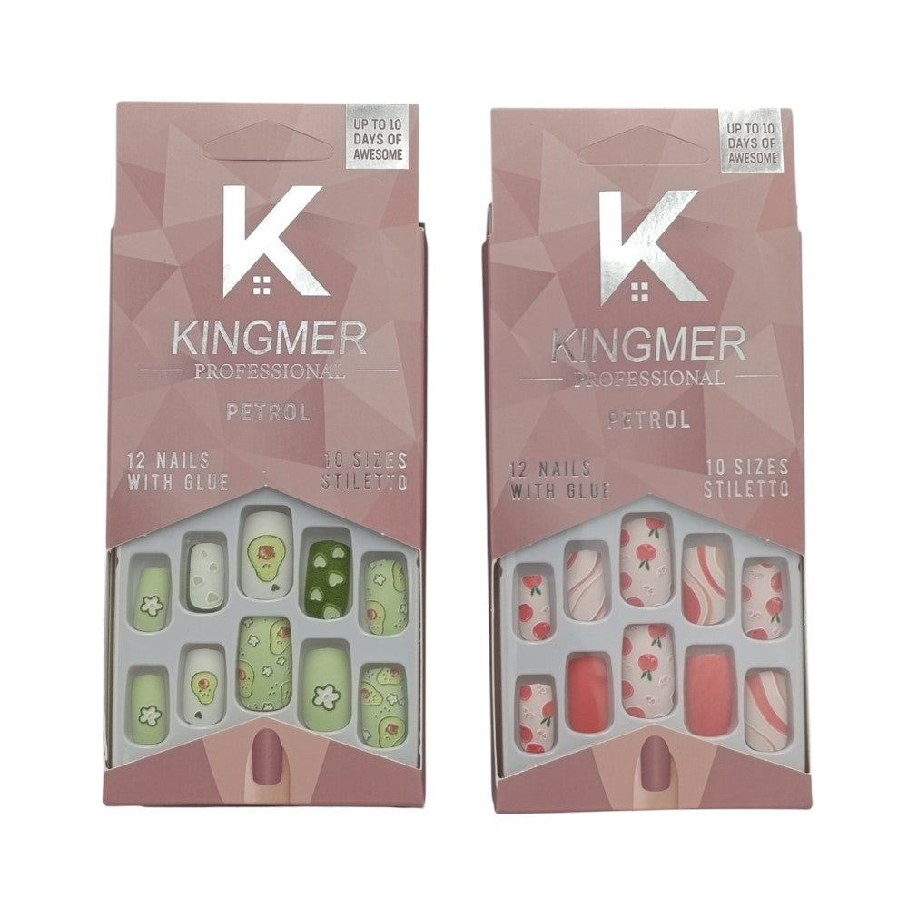 Εφηβικά Αυτοκόλλητα Νυχιών Διάφορα Σχέδια- 1 Τμχ