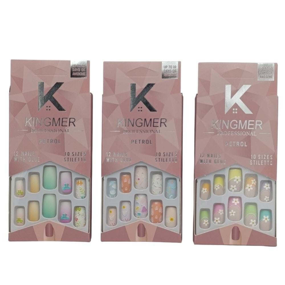 Εφηβικά Αυτοκόλλητα Νυχιών Διάφορα Σχέδια- 1 Τμχ