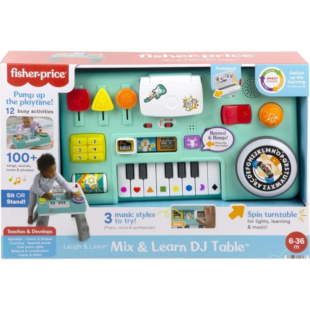 Fisher-Price Eκπαιδευτικη Κονσολα Dj Με Φωτα Και Ηχους