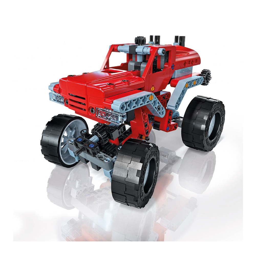 Μαθαίνω Και Δημιουργώ Build Εκπαιδευτικό Παιχνίδι Εργαστήριο Μηχανικής Monster Trucks