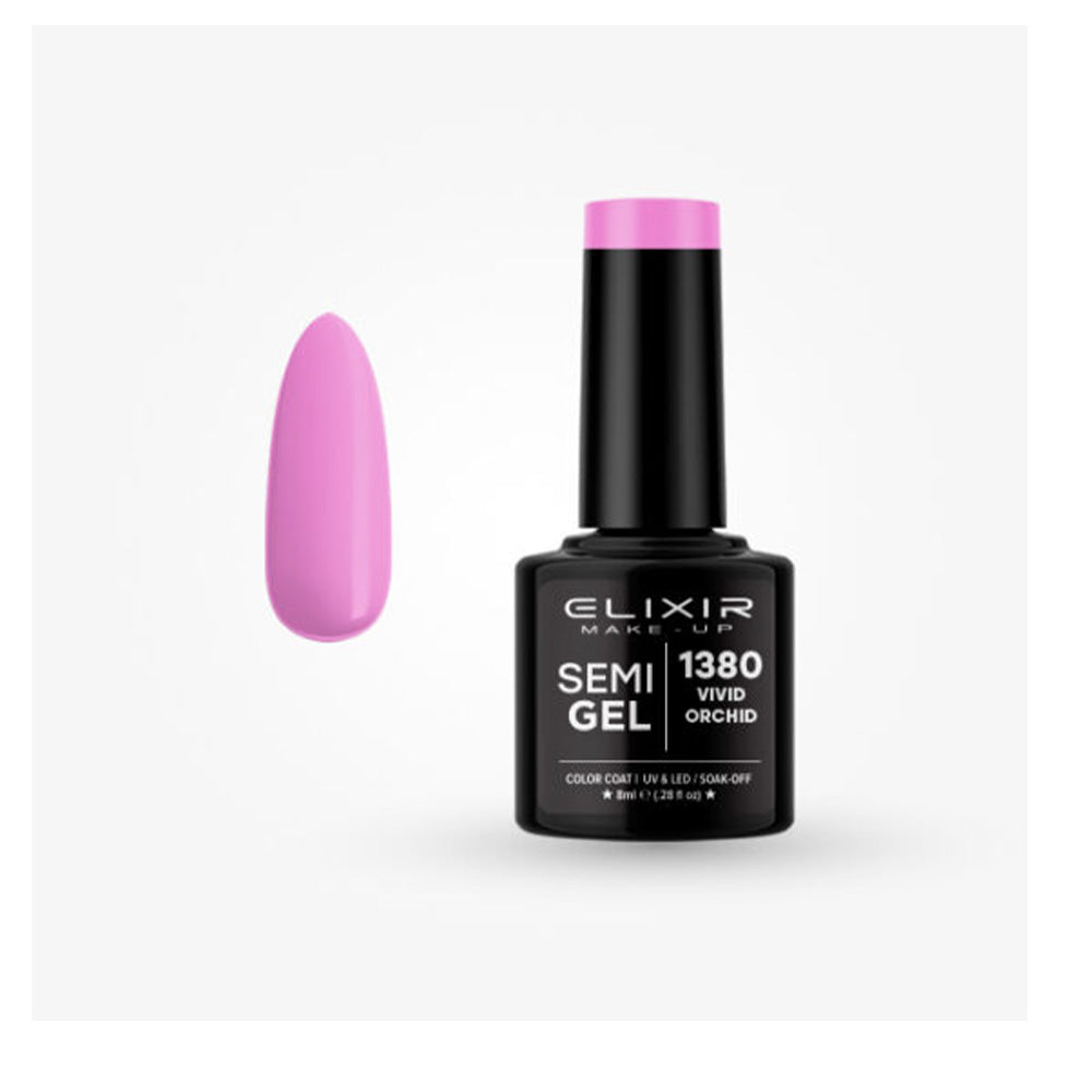 ElixirElixir Ημιμόνιμο Βερνίκι #1380 Vivid Orchid 8mlpapell.gr