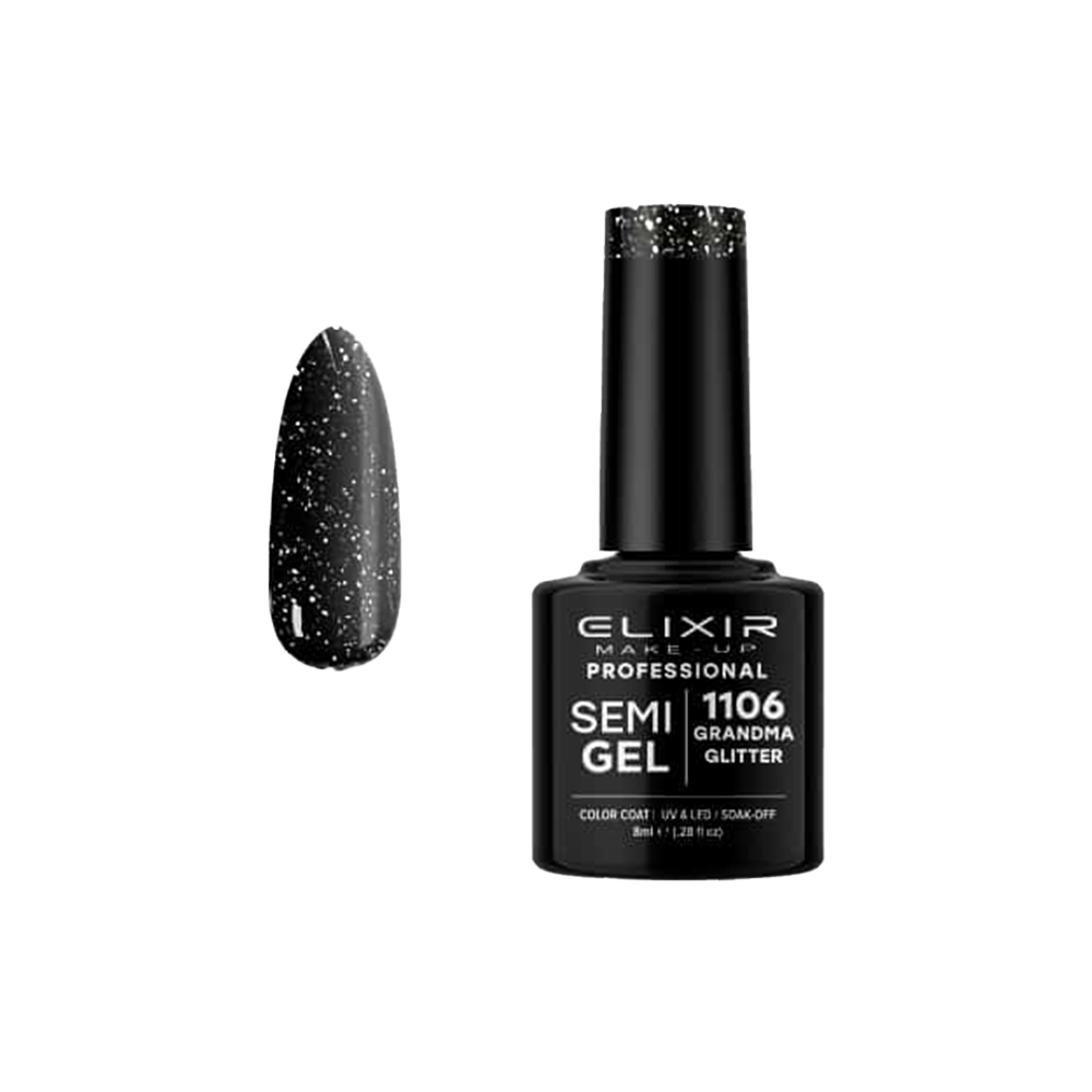 ElixirElixir Ημιμόνιμο Βερνίκι #1106 Grandma Glitter 8mlpapell.gr
