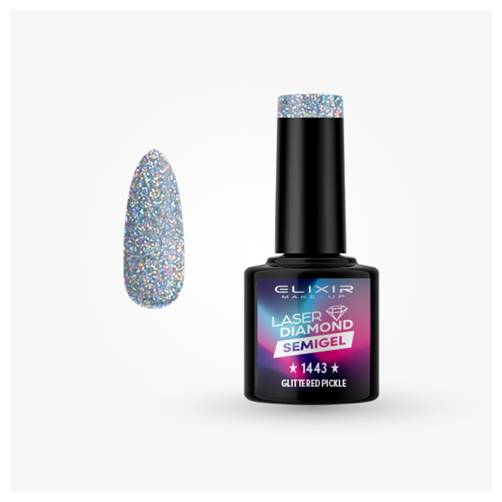 ElixirElixir Ημιμόνιμο Βερνίκι Laser Diamond #1443 Glittered Pickle 8mlpapell.gr