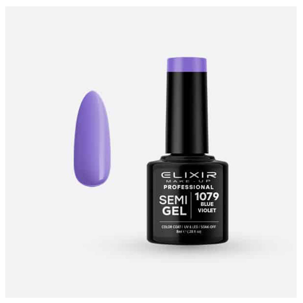 Elixir Ημιμόνιμο Βερνίκι #1079 Blue Violet 8ml