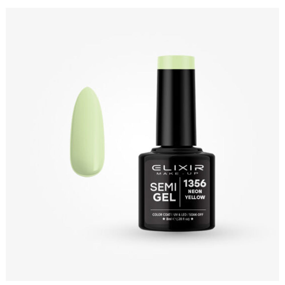 ElixirElixir Ημιμόνιμο Bερνίκι #1356 Neon Yellow 8mlpapell.gr