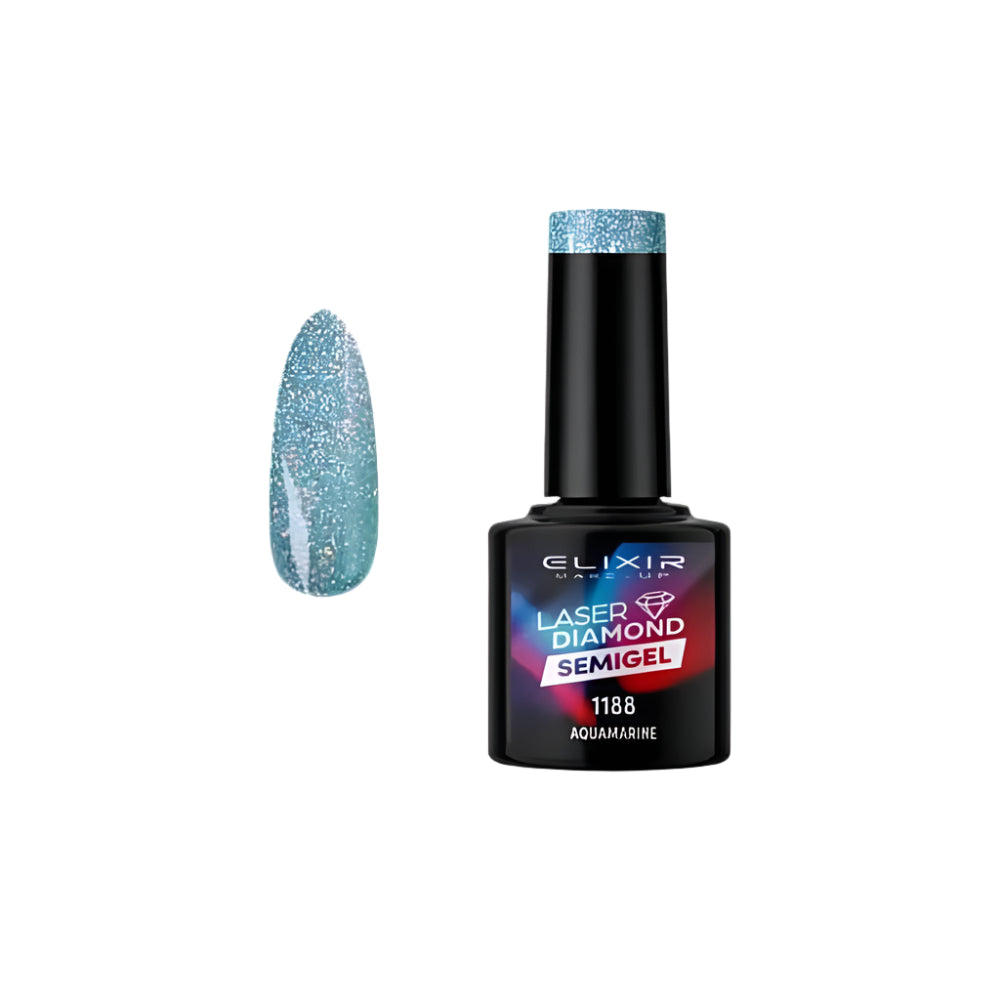 ElixirElixir Ημιμόνιμο Βερνίκι Laser Diamond #1188 Aquamarine 8mlpapell.gr
