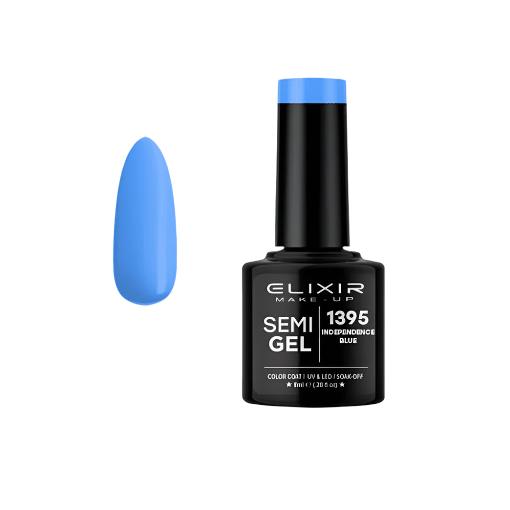 ElixirElixir Ημιμόνιμο Βερνίκι #1395 Independence Blue 8mlpapell.gr