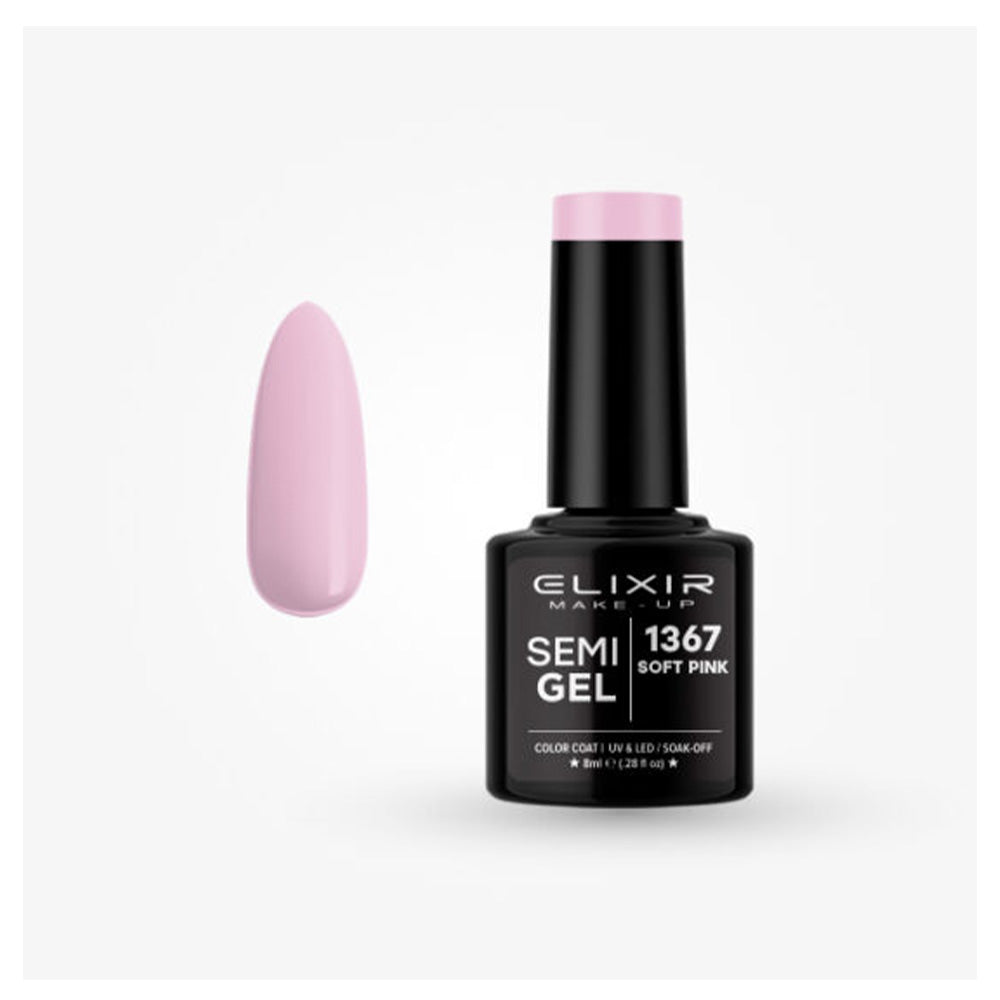 ElixirElixir Ημιμόνιμο Bερνίκι #1367 Soft Pink 8mlpapell.gr