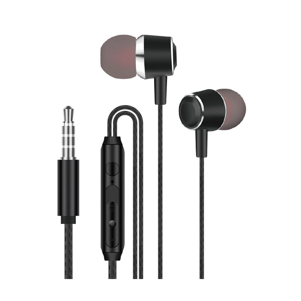 Ενσύρματα Ακουστικά με Μαξιλαράκια 120 εκ με Μικρόφωνο 