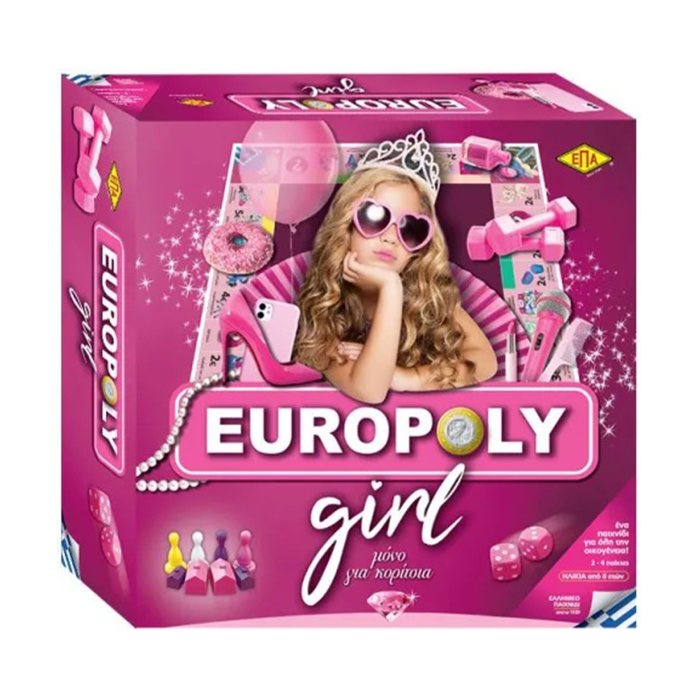 ΕΠΑ TOYSEpa Toys Επιτραπέζιο Παιχνίδι Europoly Girl Για Κορίτσιαpapell.gr