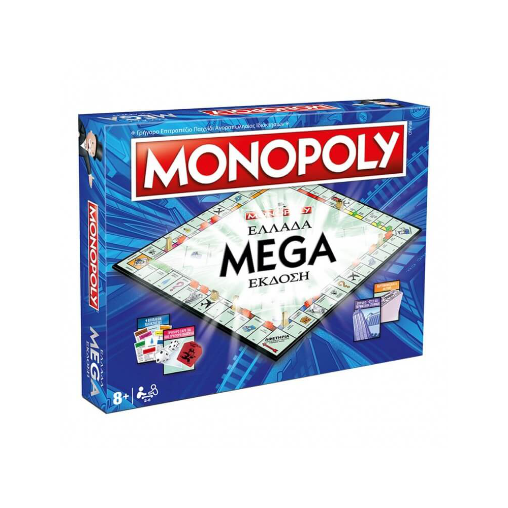 Winning Money Επιτραπέζιο Monopoly - Ελλάδα Mega Έκδοση  (Ελληνική Γλώσσα)