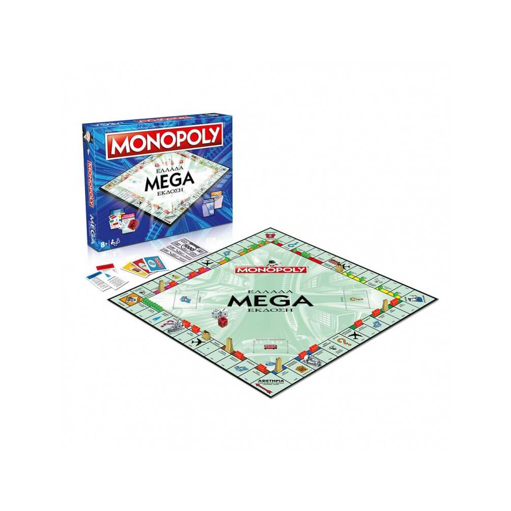 Winning Money Επιτραπέζιο Monopoly - Ελλάδα Mega Έκδοση  (Ελληνική Γλώσσα)