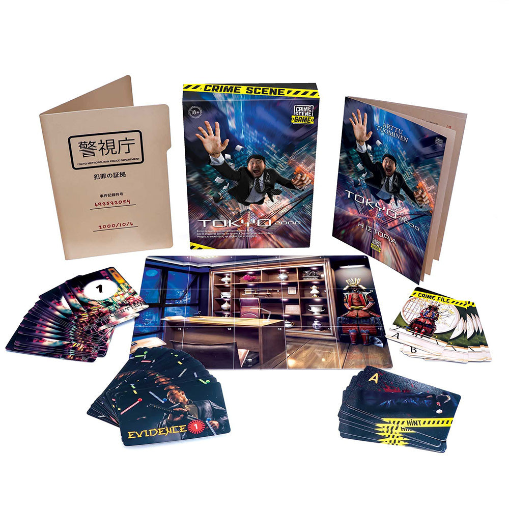AS Games Επιτραπέζιο Παιχνίδι Crime Scene Tokyo 2000 Για Ηλικίες 18+ Χρονών Και 1+ Παίκτες