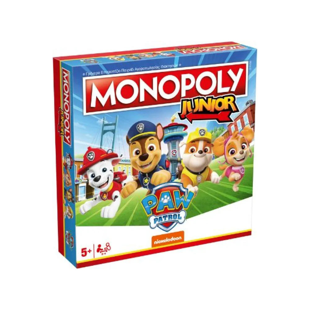 Winning Moves Επιτραπέζιο Monopoly Junior Paw Patrol