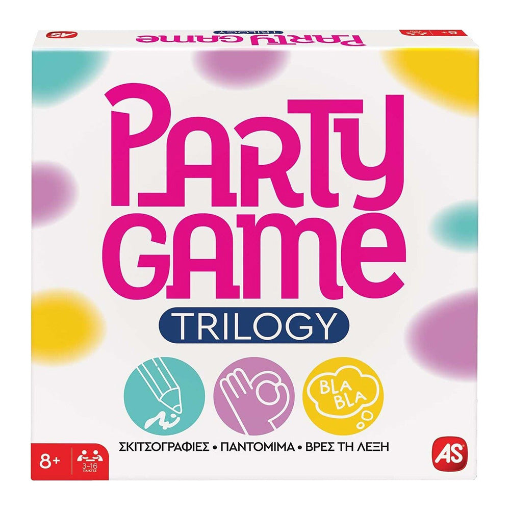 Επιτραπέζιο Παιχνίδι Party Game Trilogy Για Ηλικίες 8+ Χρονών Και 3-16 Παίκτες
