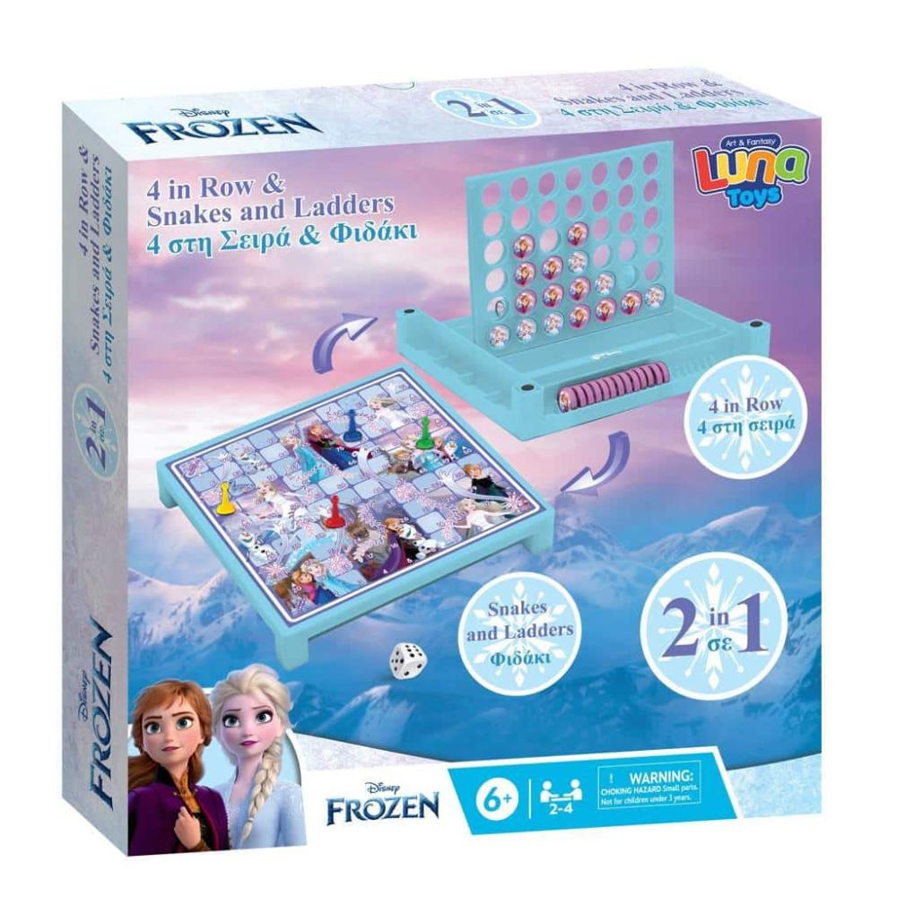 LUNAΕπιτραπέζιο Παιχνίδι 4 Στην Σειρά & Φιδάκι Frozen 29χ29χ6 Εκpapell.gr