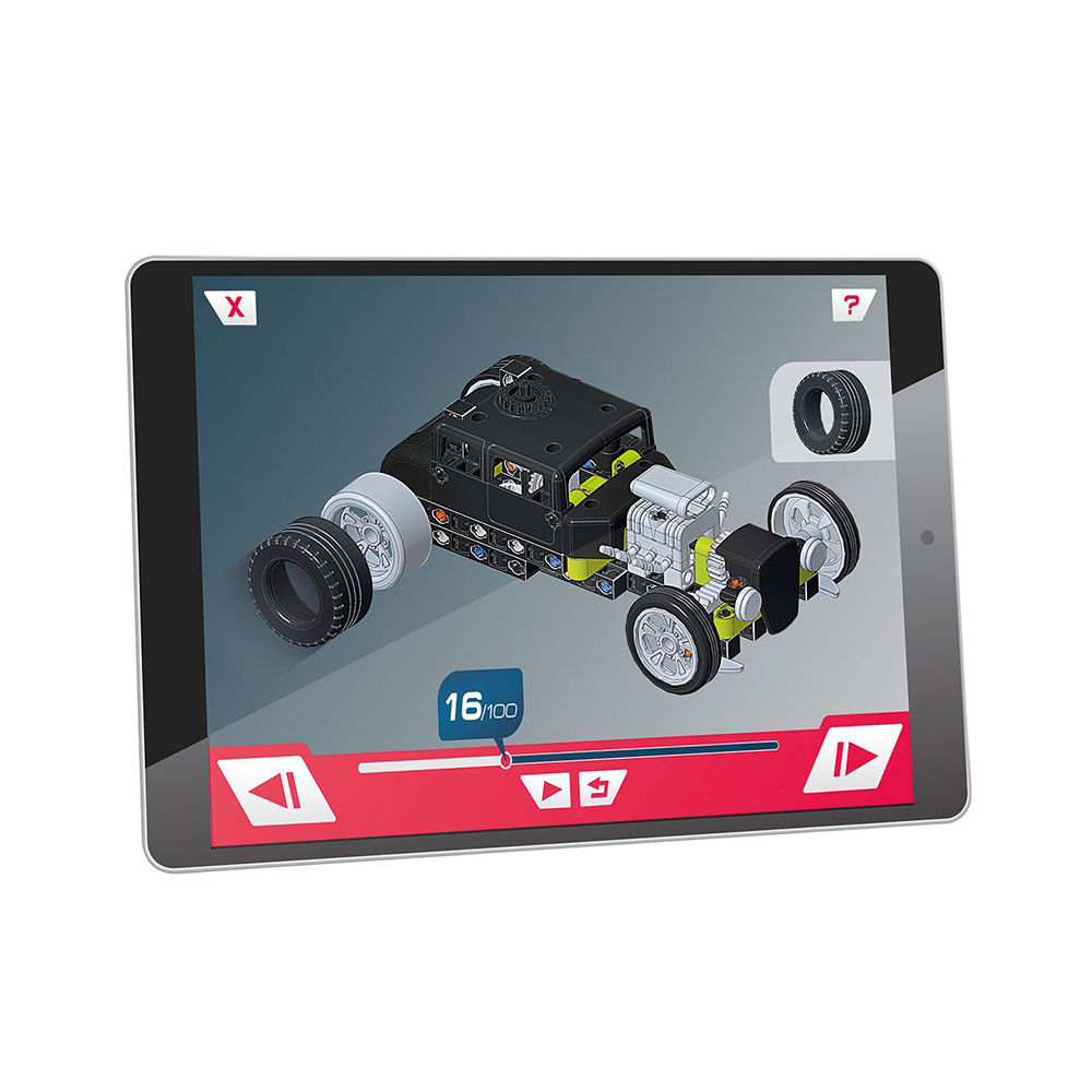 Μαθαίνω Και Δημιουργώ Build Εκπαιδευτικό Eργαστήριο Μηχανικής Αγωνιστικό Αυτοκίνητο Και Φορτηγό