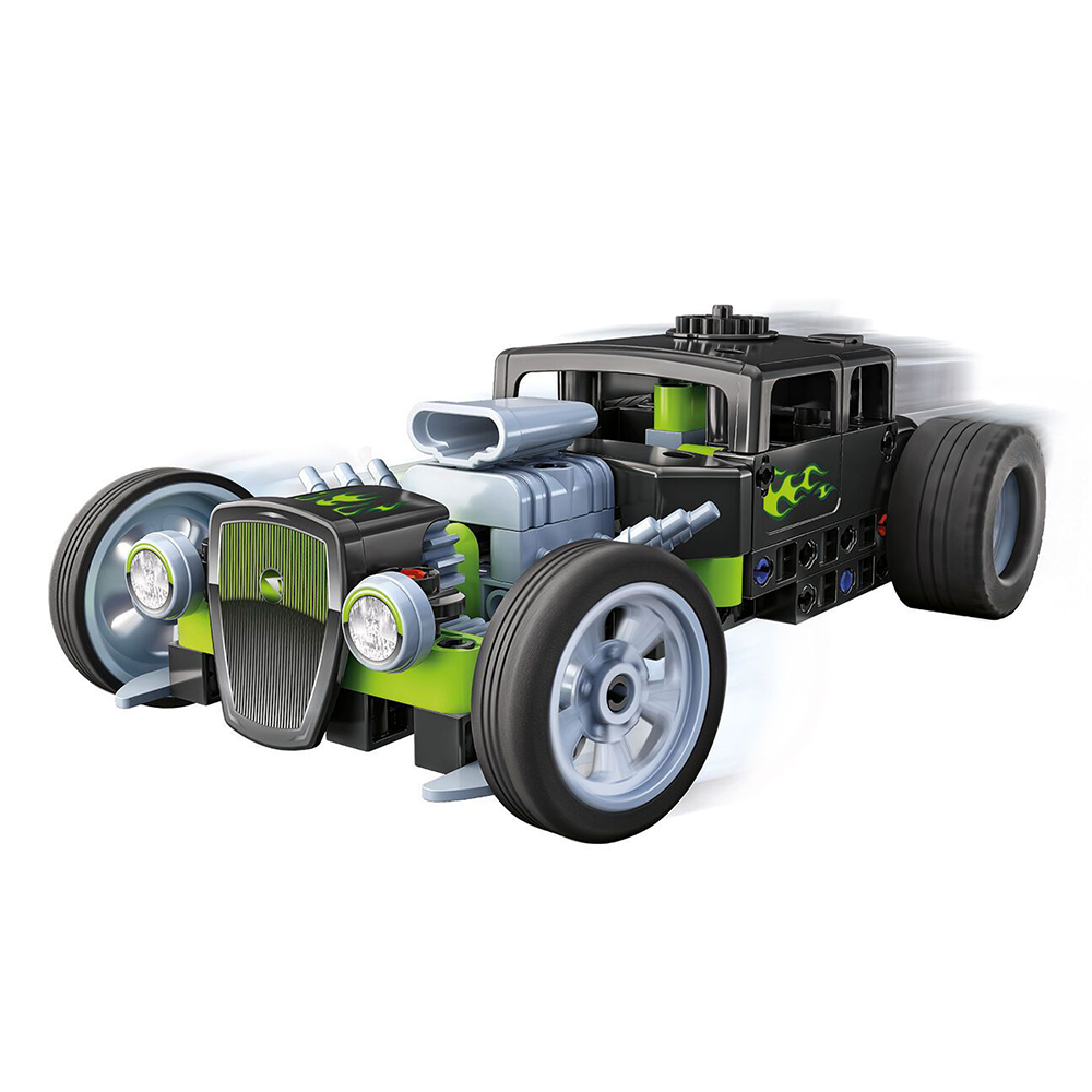 Μαθαίνω Και Δημιουργώ Build Εκπαιδευτικό Eργαστήριο Μηχανικής Αγωνιστικό Αυτοκίνητο Και Φορτηγό