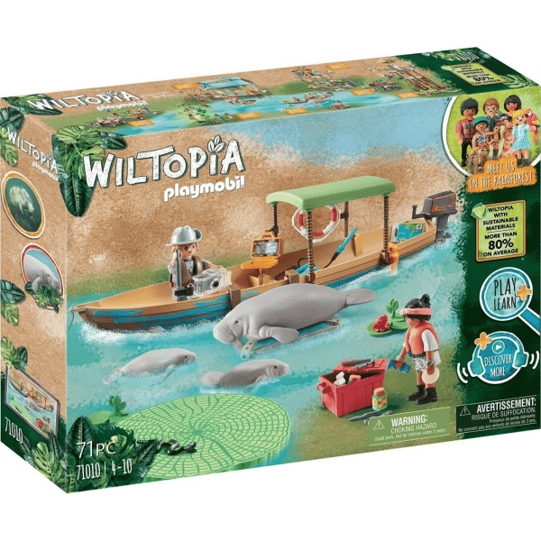 71010 Playmobil Wiltopia Εκδρομη Με Ποταμοπλοιο Στον Αμαζονιο