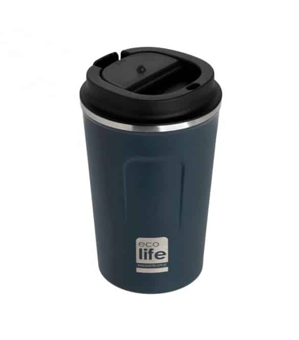 Ecolife Coffe Thermos Dark Blue 370 Ml