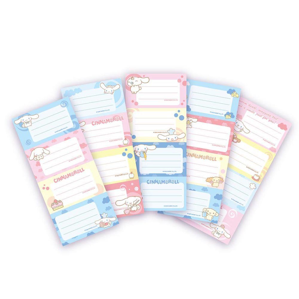 Ετικέτες Αυτοκόλλητες Cinnamoroll 20 Τεμάχια (5 Φύλλα)