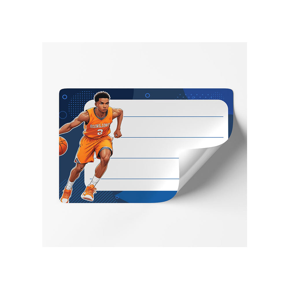 Ετικέτες Αυτοκόλλητες Sticki Basketball 16 Τμχ