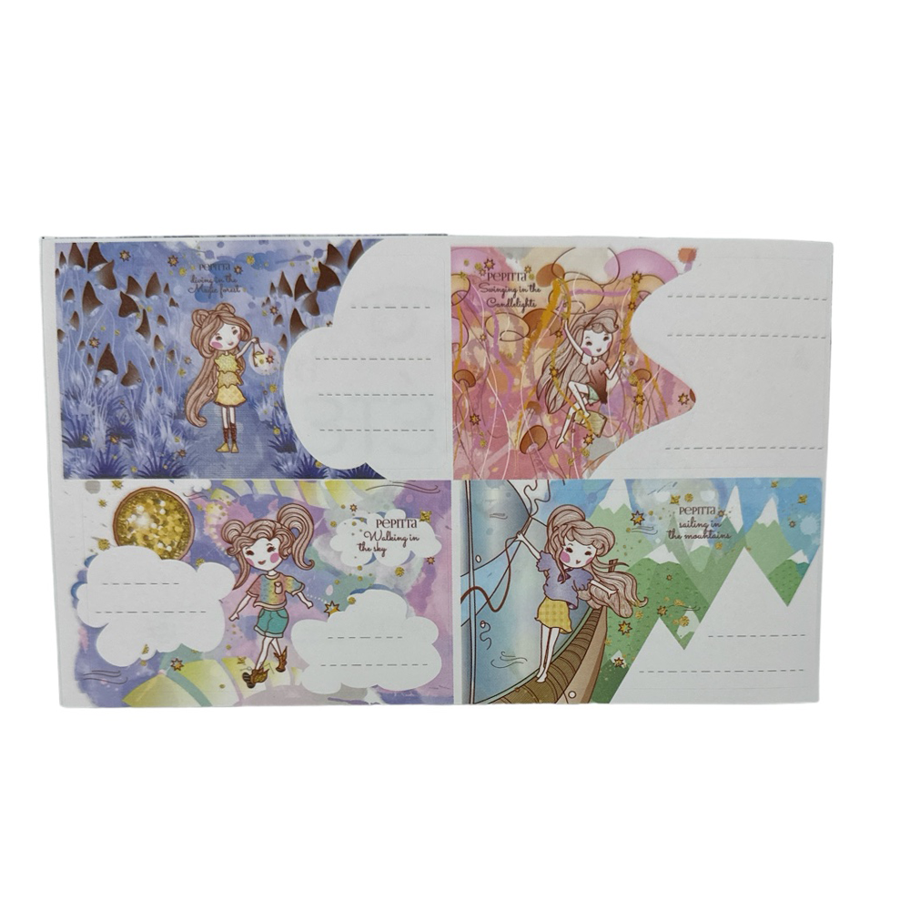 Pepitta Ετικέτες Αυτοκόλλητες 4 Φύλλα- 16 Τεμάχια