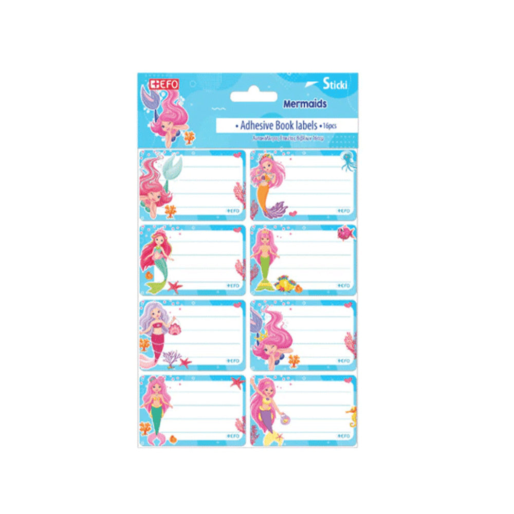 Ετικέτες Αυτοκόλλητες Sticki Mermaid 16 Τμχ