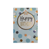 SpadiΕυχετήρια Κάρτα Γενεθλίων ''Happy Men'' Happy Birthday Circle 18Χ13εκpapell.gr